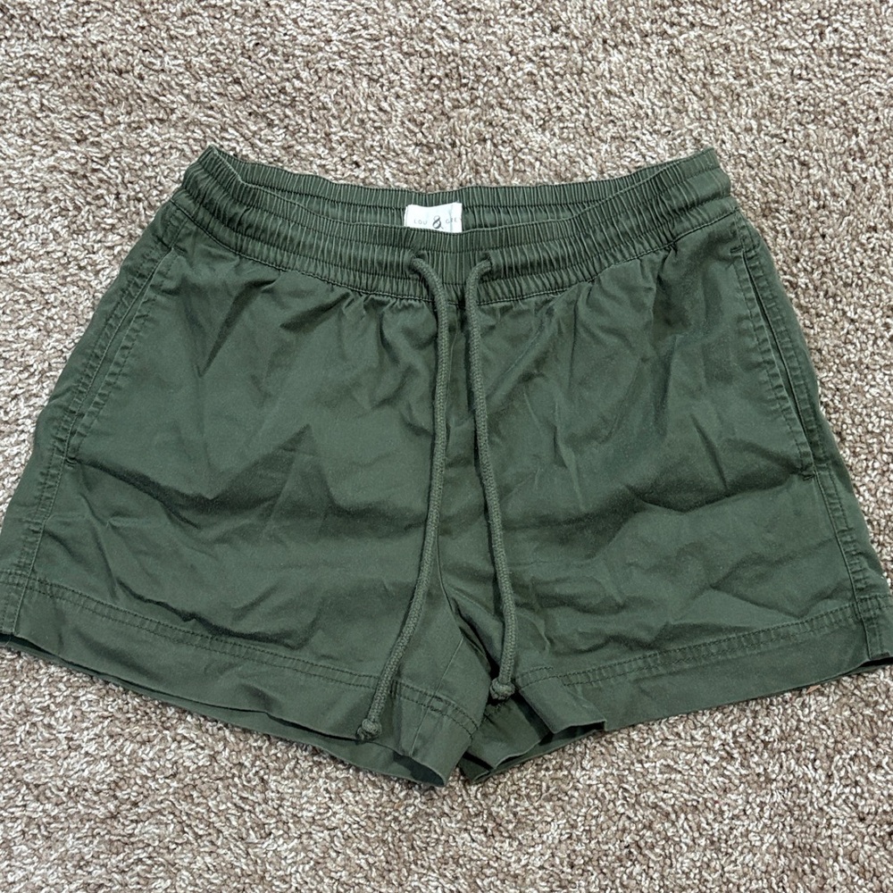 Lou & Grey Olive Green Shorts